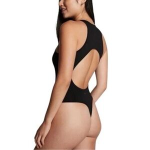 PINK Victoria's Secret Black Bodysuit